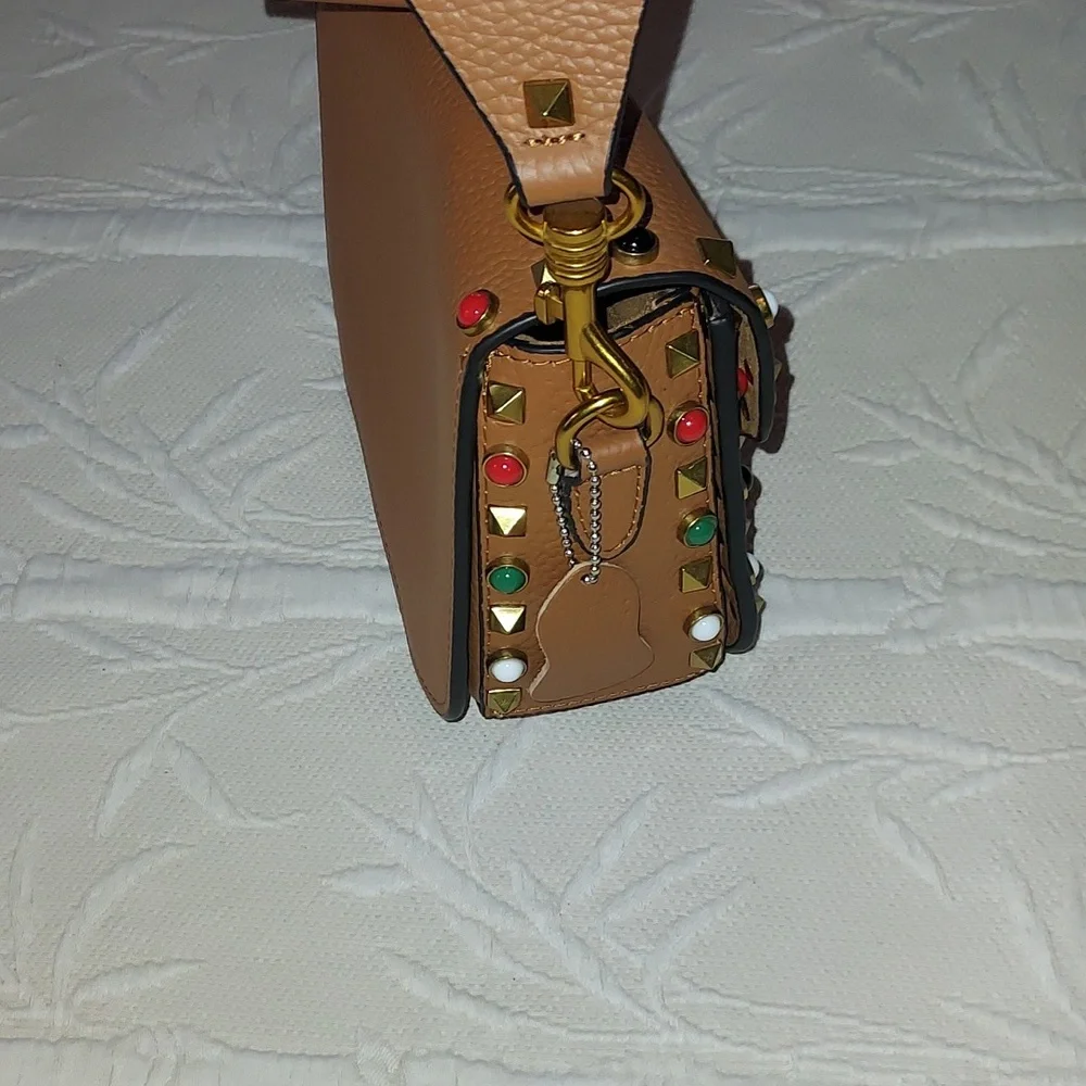 Leather Crossbody Bag - Picture 6 of 14